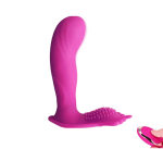 Dėvimas vibratorius rožinis tinka analiniam seksui